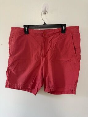 Columbia Men's Red Flat Front Casual Shorts